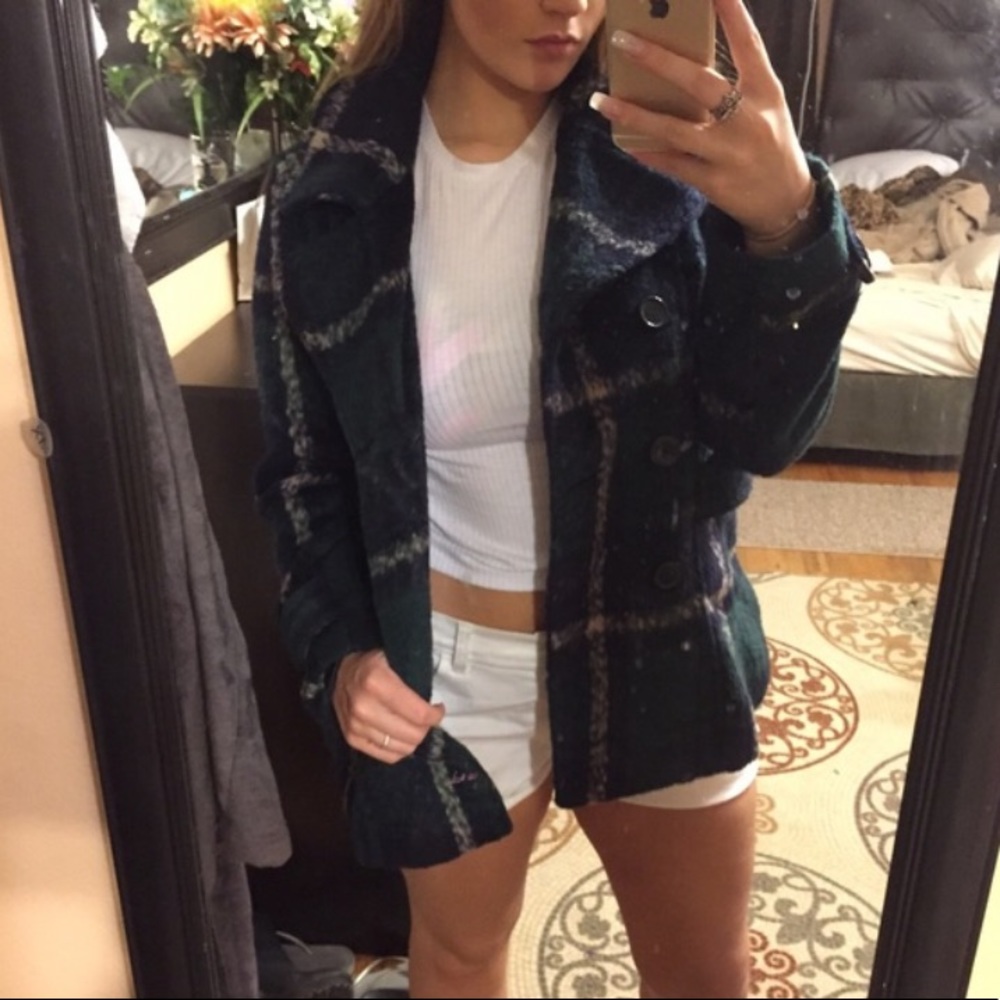 Cute plaid coat